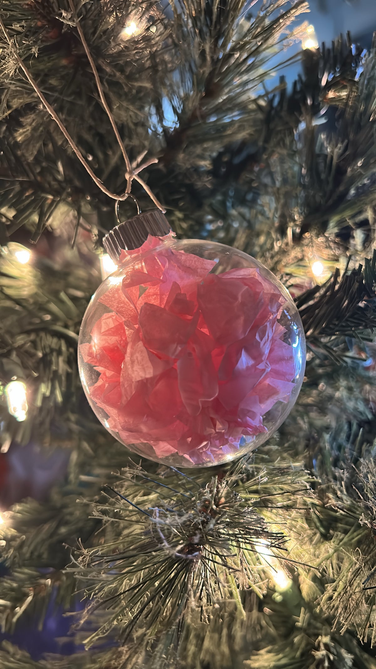 Vibrant Pink Ornaments [Set of 7]