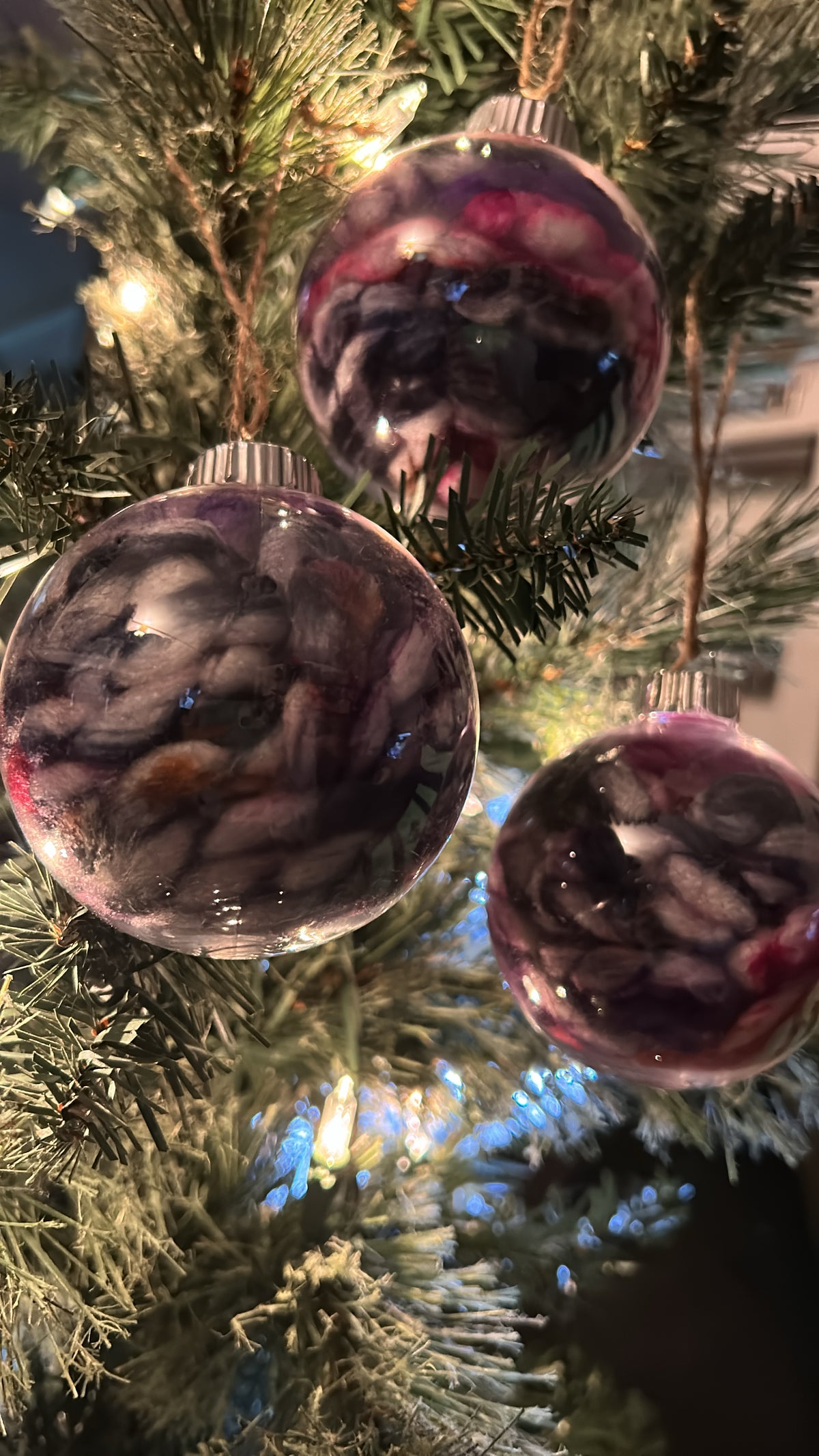 Purple Haze Ornaments [Set of 3]