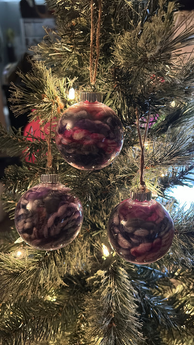 Purple Haze Ornaments [Set of 3]