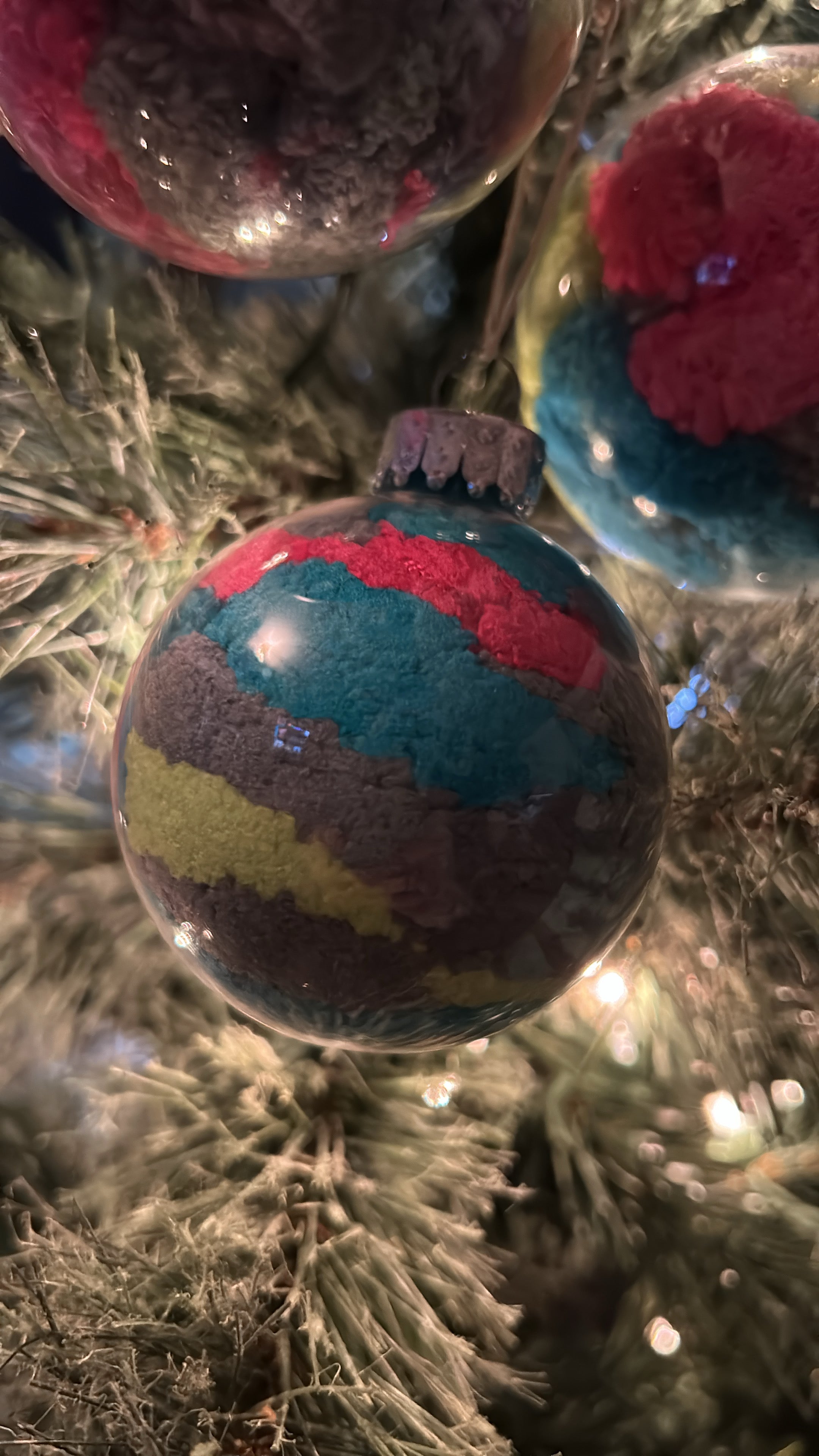 Neon Layers Ornaments [Set of 3]