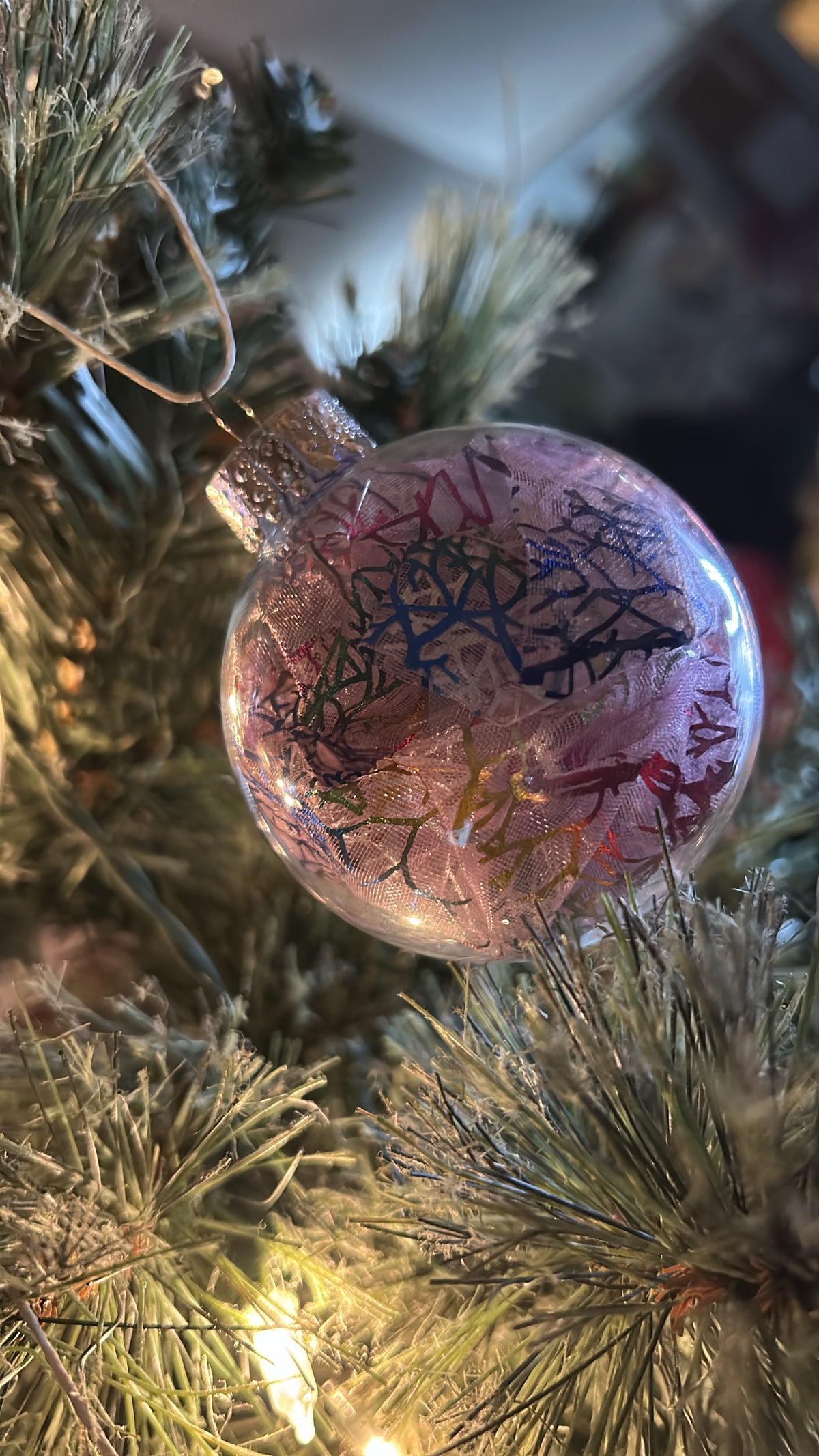 Rainbow Vein Ornaments [Set of 4]