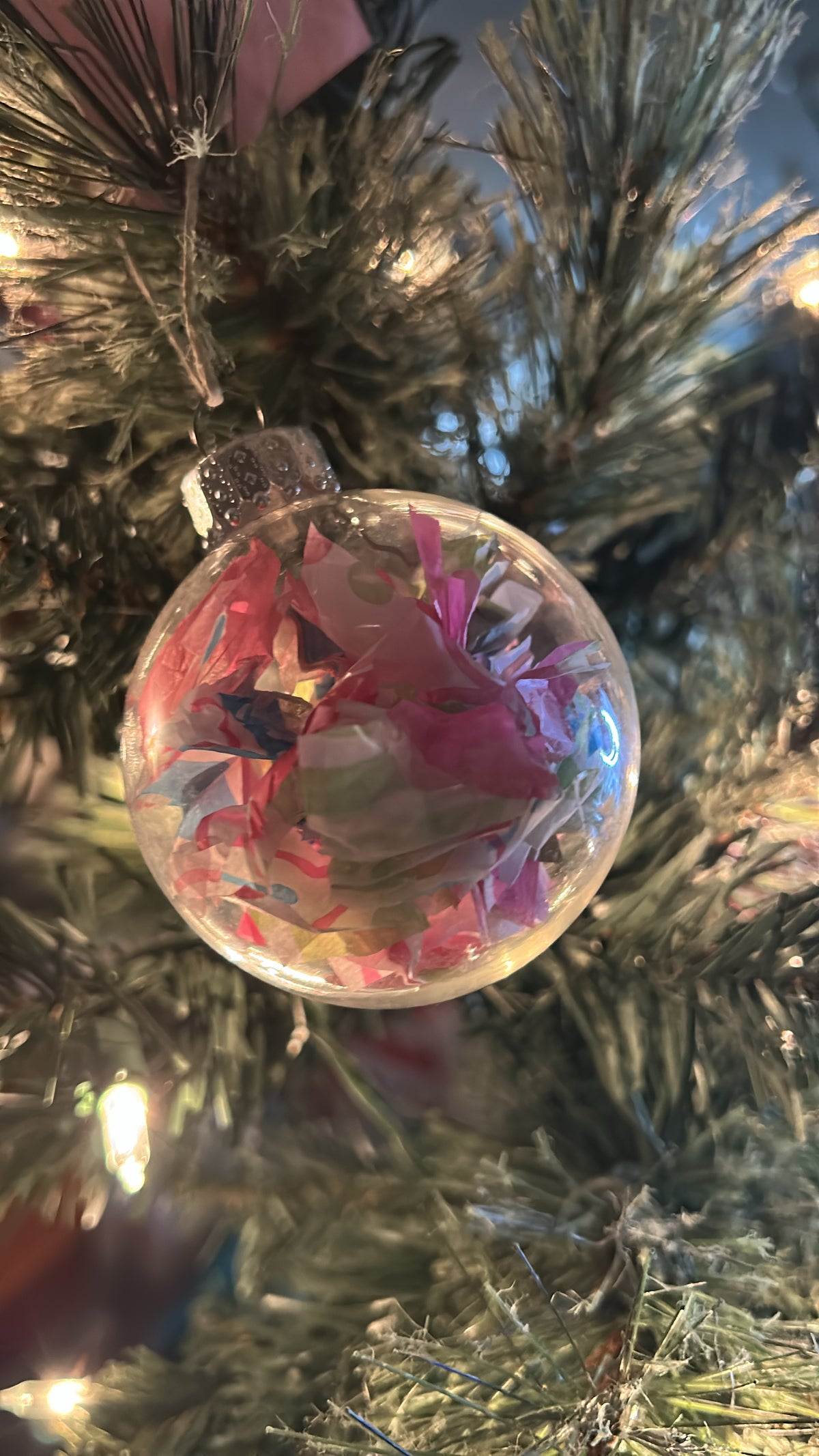 Vibrant Pink Ornaments [Set of 7]