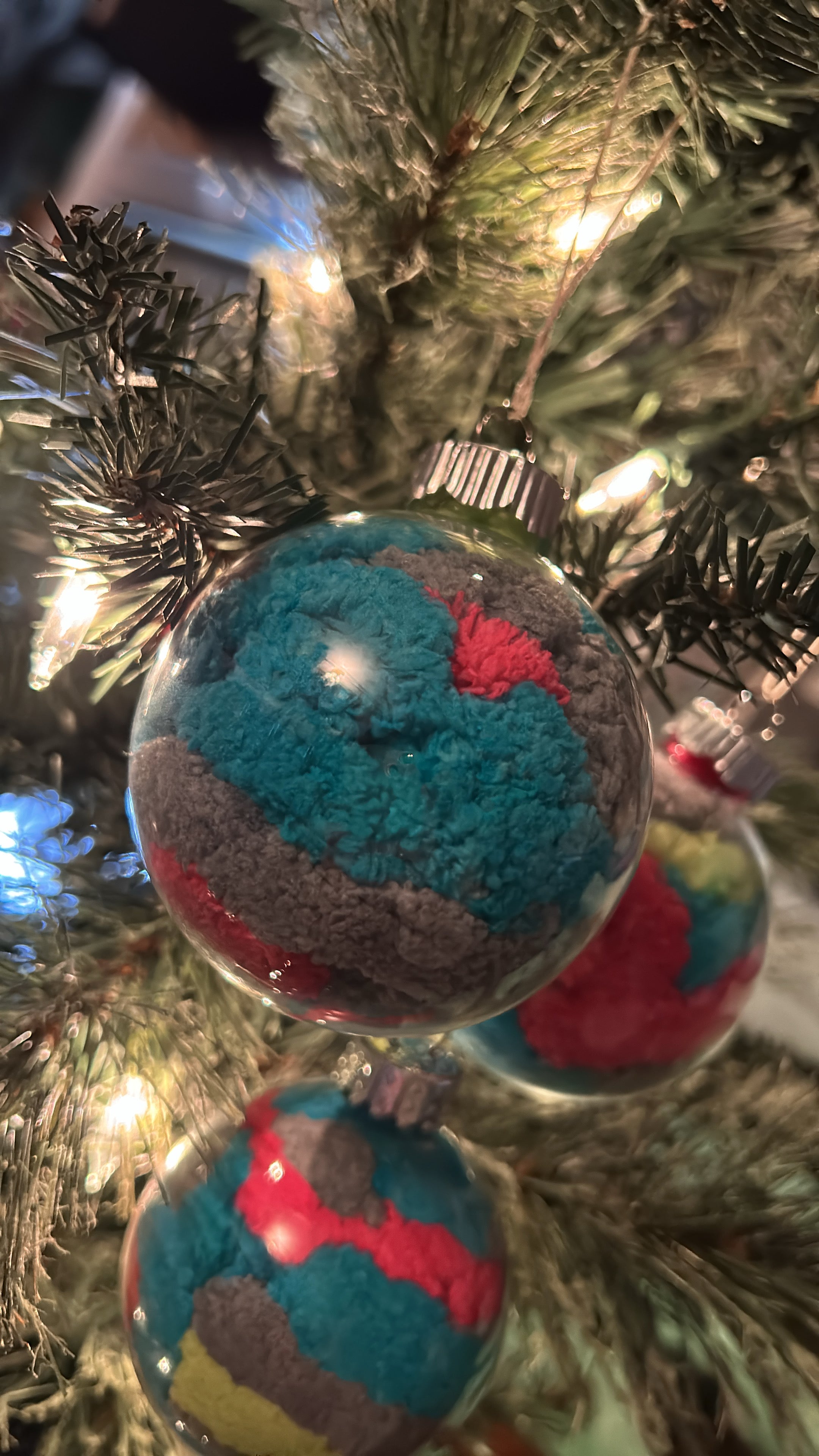 Neon Layers Ornaments [Set of 3]